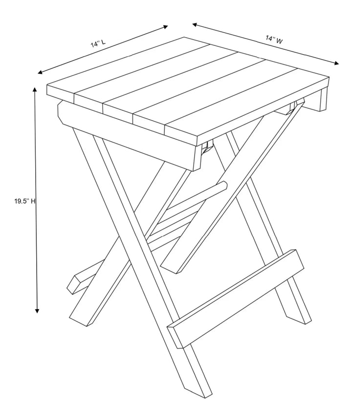 San Juan Folding Bistro Table