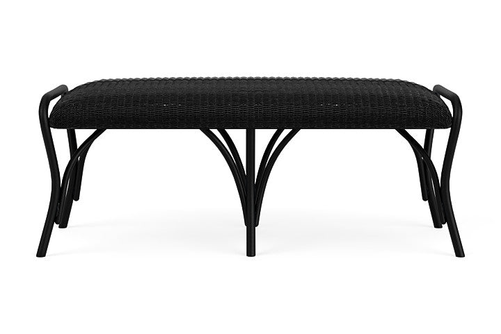 All Seasons Settee Ottoman with Padded Seat