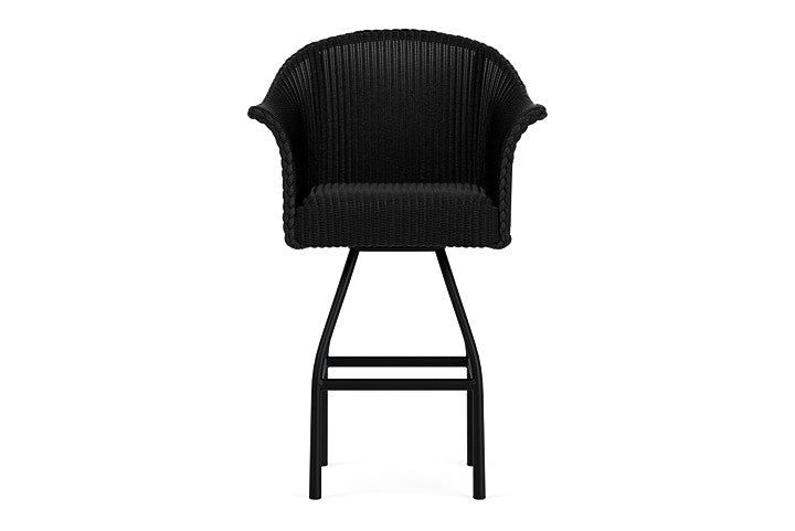 All Seasons Swivel Bar Stool with Padded Seat