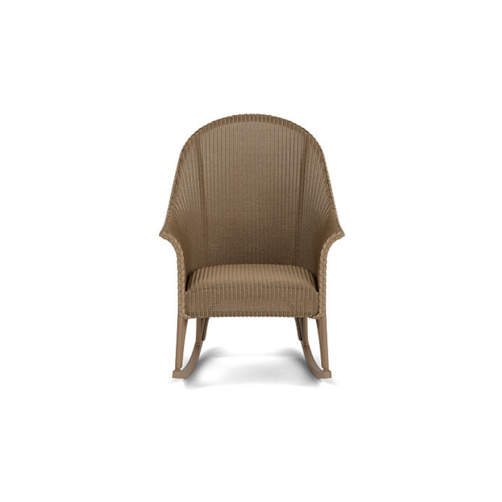 All Seasons High Back Porch Rocker with Padded Seat