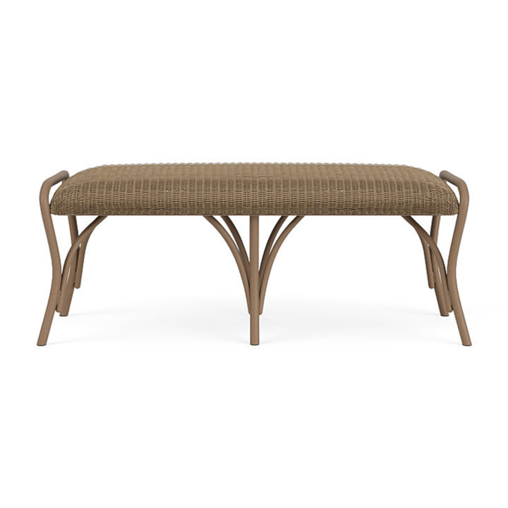 All Seasons Settee Ottoman with Padded Seat