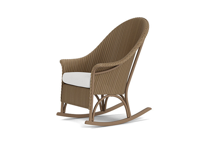 Loom High Back Porch Rocker - Tailored Look