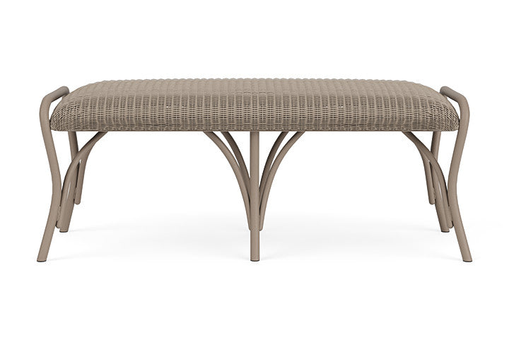 All Seasons Settee Ottoman with Padded Seat