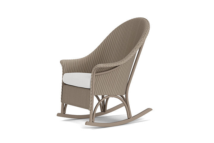 Loom High Back Porch Rocker - Tailored Look
