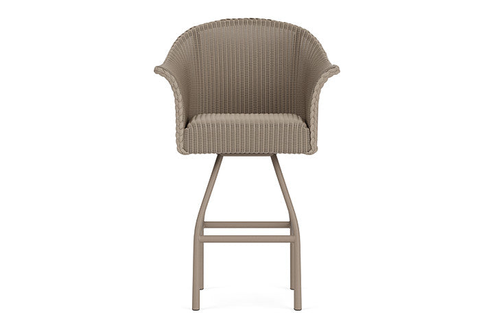 All Seasons Swivel Bar Stool with Padded Seat