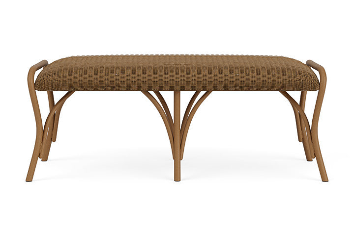 All Seasons Settee Ottoman with Padded Seat