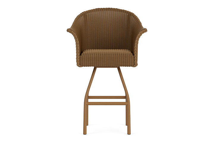 All Seasons Swivel Bar Stool with Padded Seat