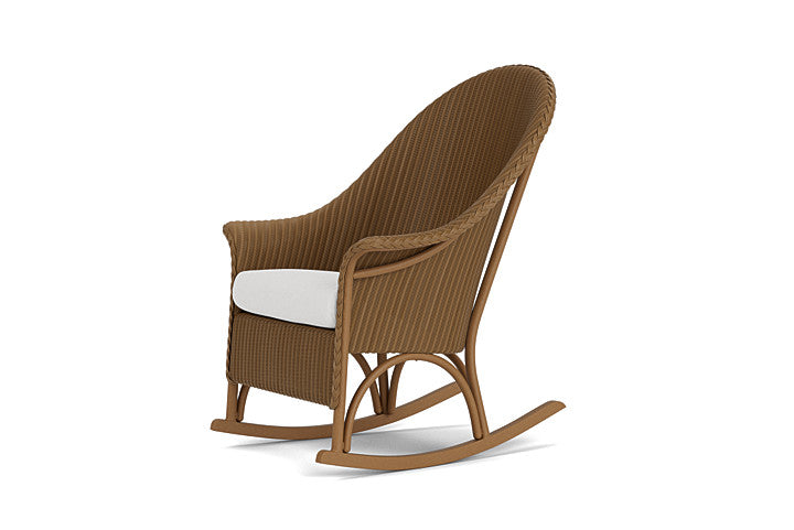 Loom High Back Porch Rocker - Tailored Look