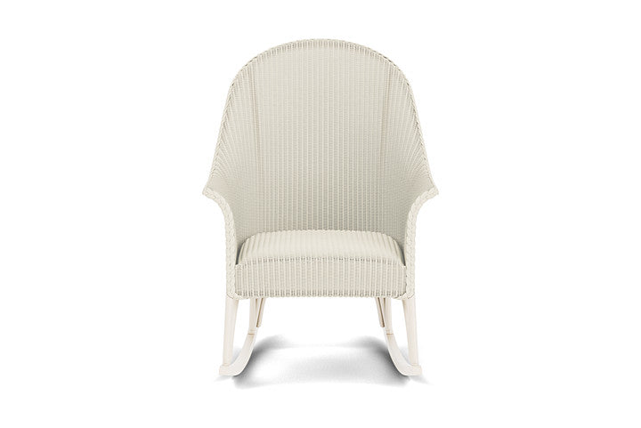 All Seasons High Back Porch Rocker with Padded Seat