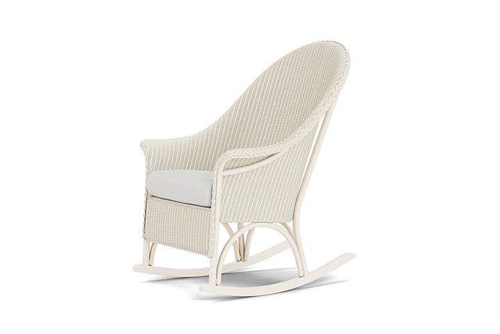 Loom High Back Porch Rocker - Tailored Look