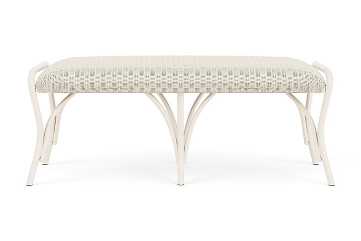 All Seasons Settee Ottoman with Padded Seat