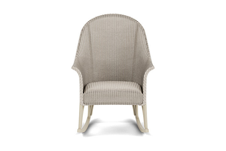 All Seasons High Back Porch Rocker with Padded Seat
