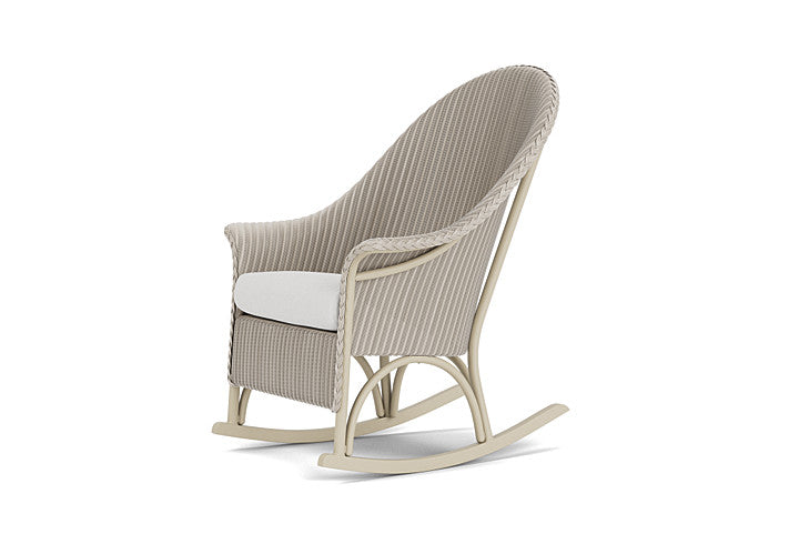 Loom High Back Porch Rocker - Tailored Look