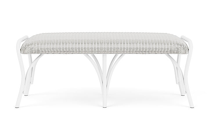 All Seasons Settee Ottoman with Padded Seat