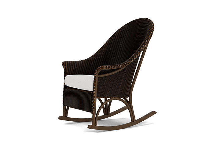 Loom High Back Porch Rocker - Tailored Look