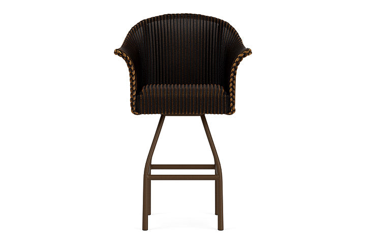 All Seasons Swivel Bar Stool with Padded Seat