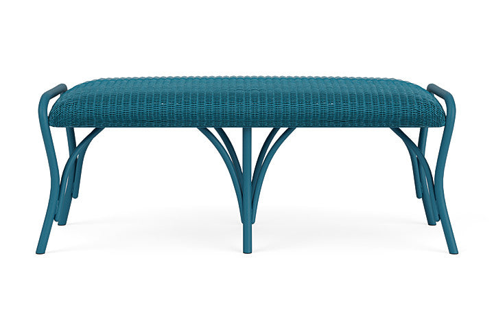 All Seasons Settee Ottoman with Padded Seat