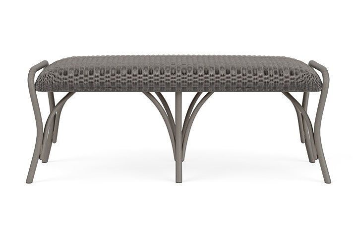 All Seasons Settee Ottoman with Padded Seat