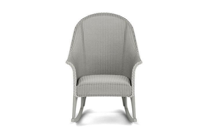 All Seasons High Back Porch Rocker with Padded Seat