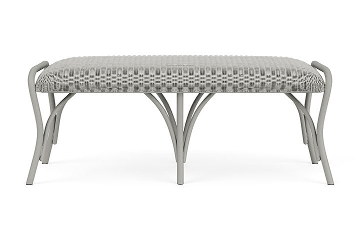 All Seasons Settee Ottoman with Padded Seat
