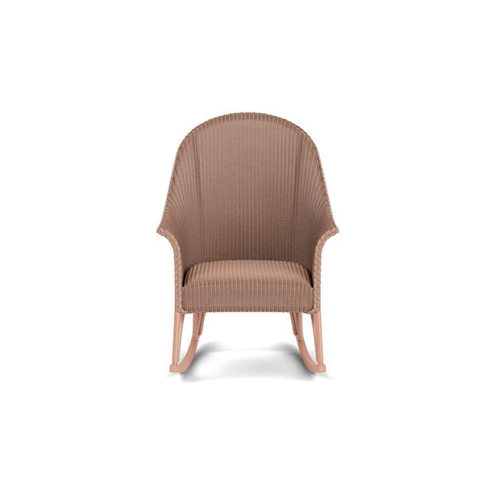 All Seasons High Back Porch Rocker with Padded Seat