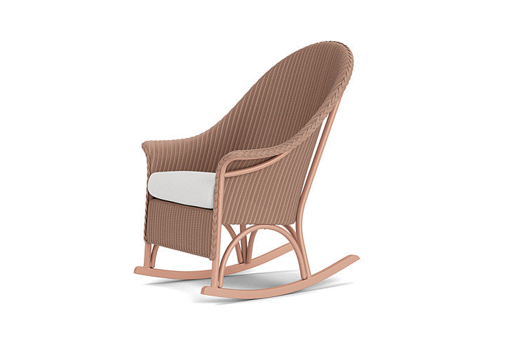 Loom High Back Porch Rocker - Tailored Look