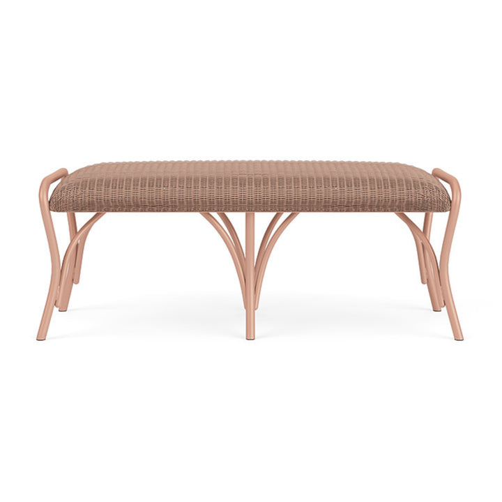 All Seasons Settee Ottoman with Padded Seat