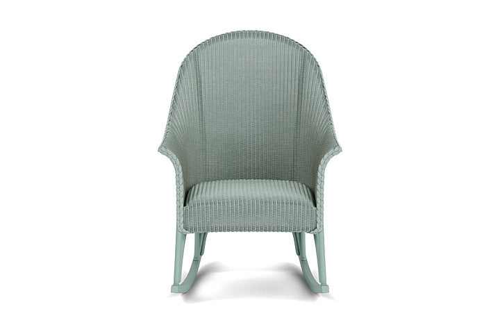 All Seasons High Back Porch Rocker with Padded Seat
