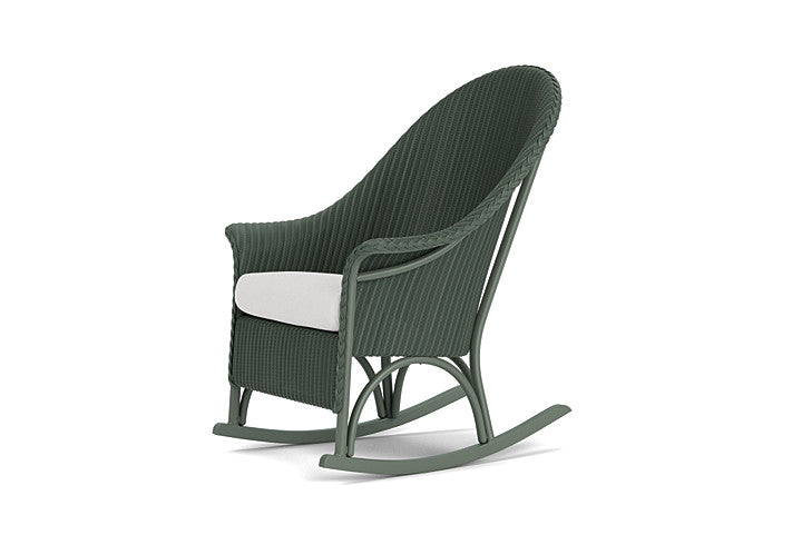 Loom High Back Porch Rocker - Tailored Look
