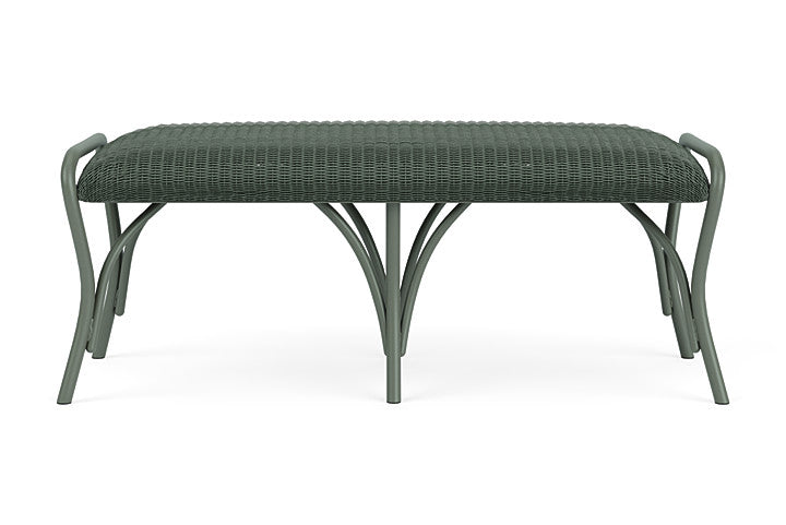 All Seasons Settee Ottoman with Padded Seat