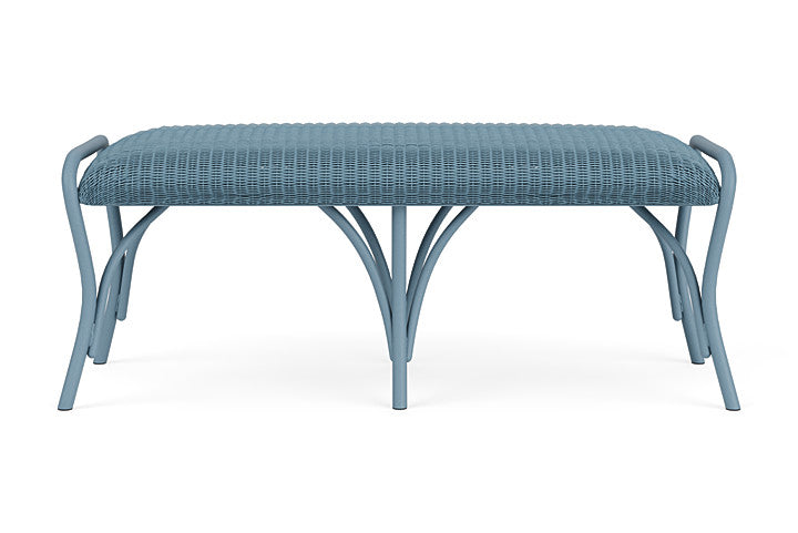 All Seasons Settee Ottoman with Padded Seat