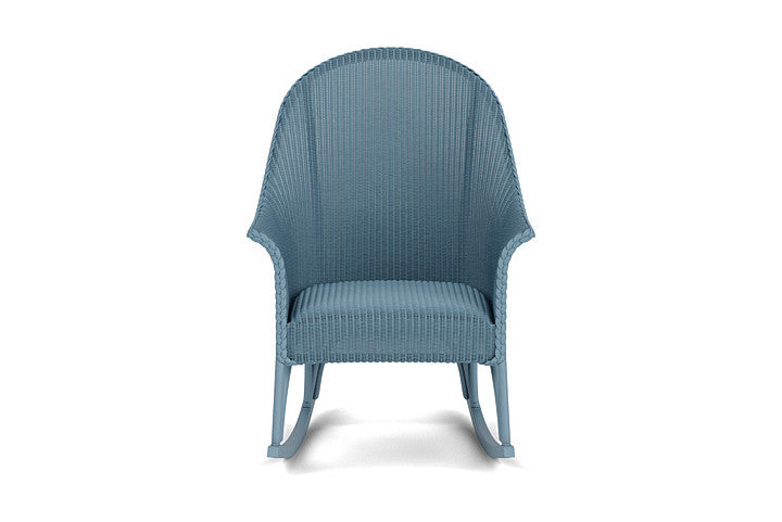 All Seasons High Back Porch Rocker with Padded Seat