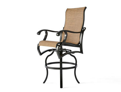 Volare Sling Swivel Bar Stool