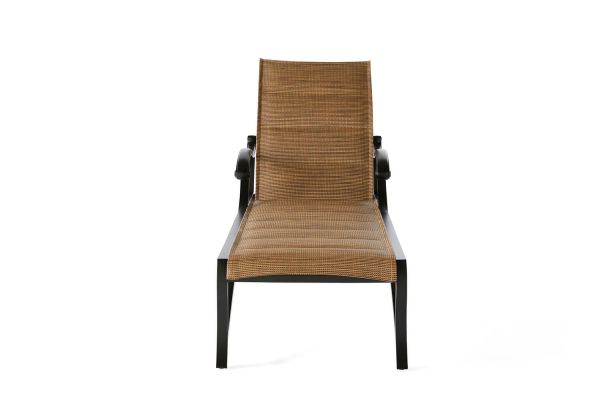 Volare Padded Sling Adjustable Chaise Lounge