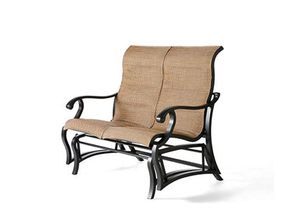Volare Padded Sling Love Seat Glider