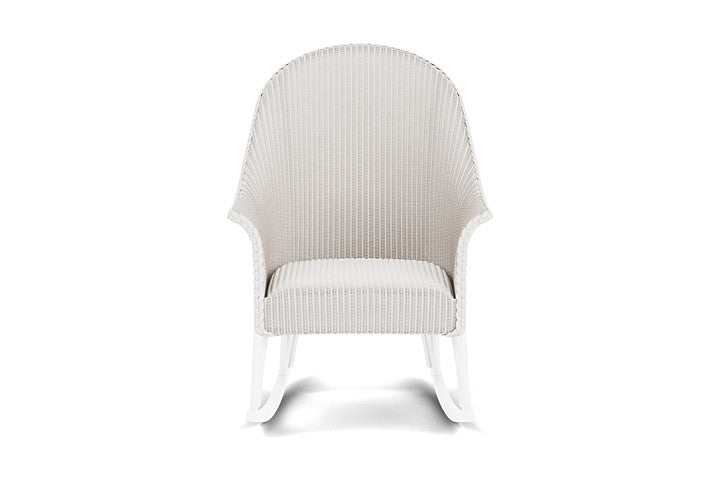All Seasons High Back Porch Rocker with Padded Seat