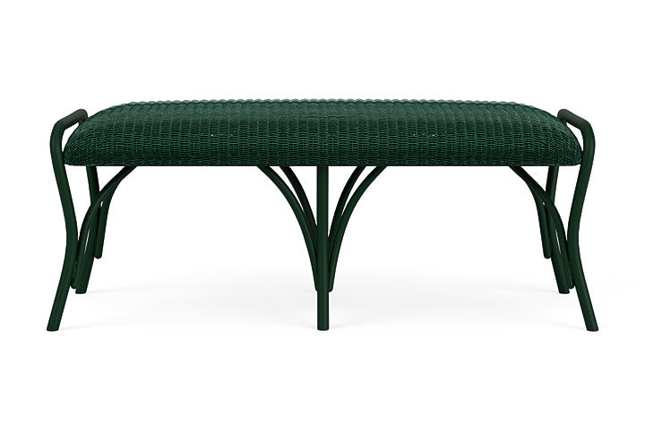 All Seasons Settee Ottoman with Padded Seat