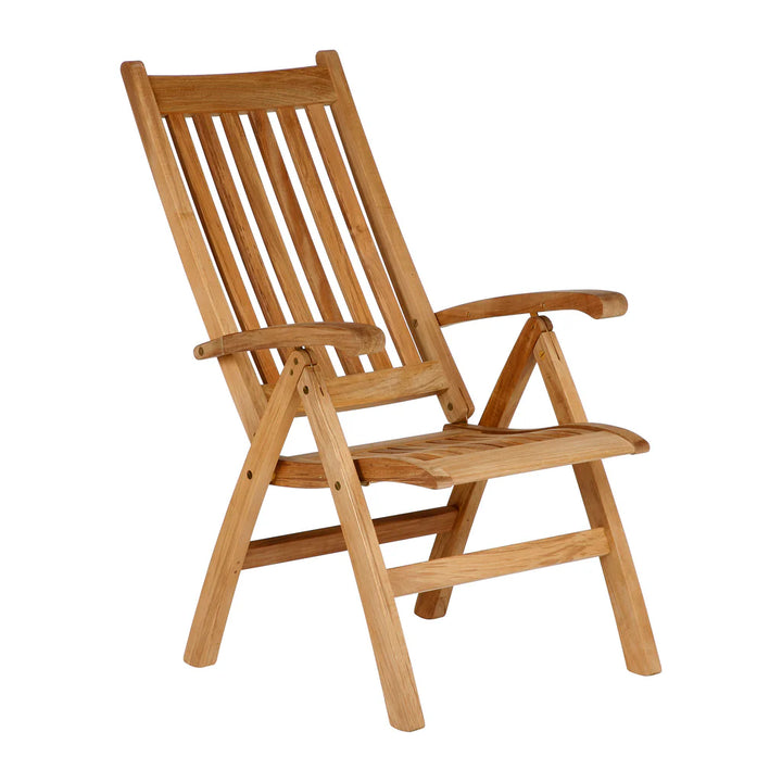 Ascot Teak Highbacked Reclining Chair