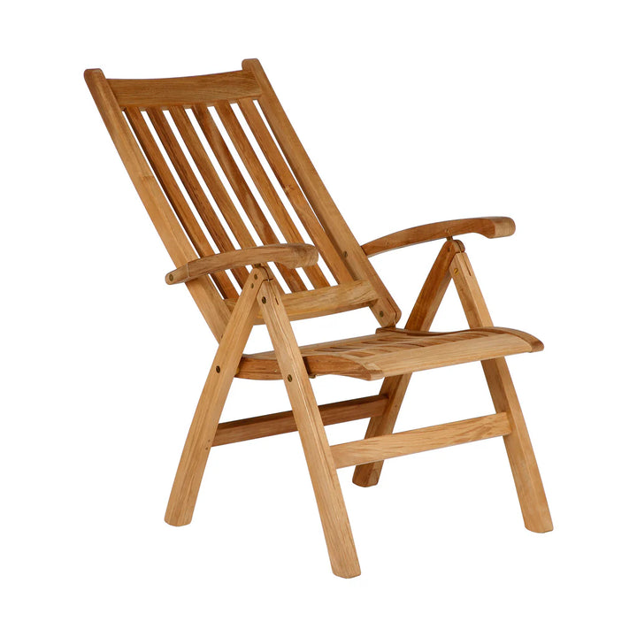 Ascot Teak Highbacked Reclining Chair