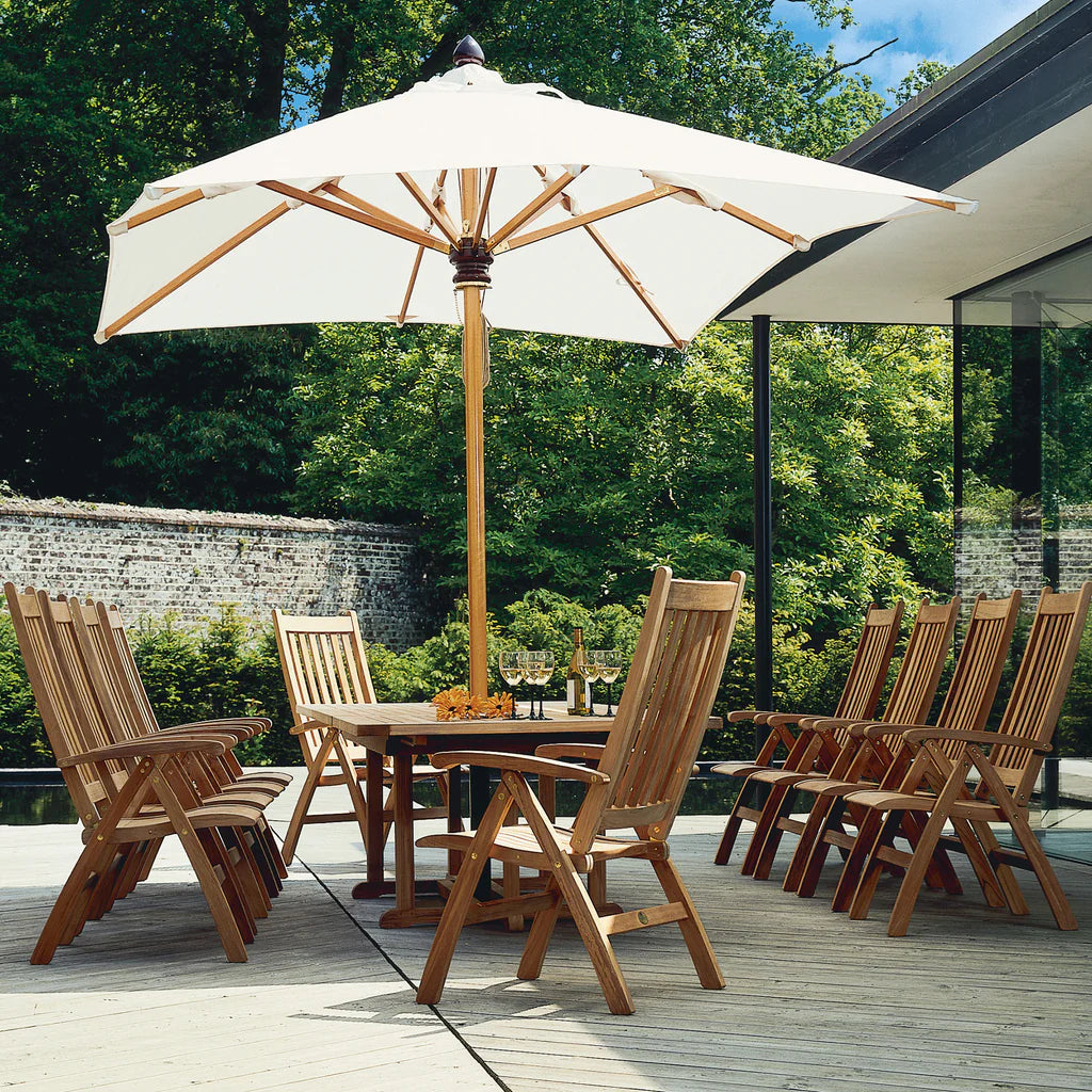 Ascot Teak Highbacked Reclining Chair