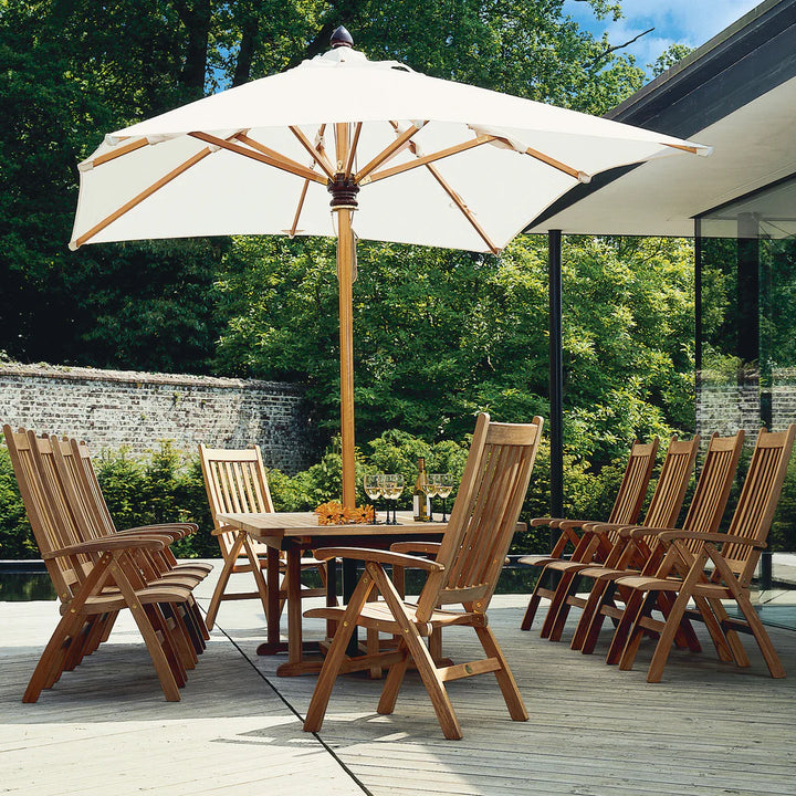 Ascot Teak Highbacked Reclining Chair