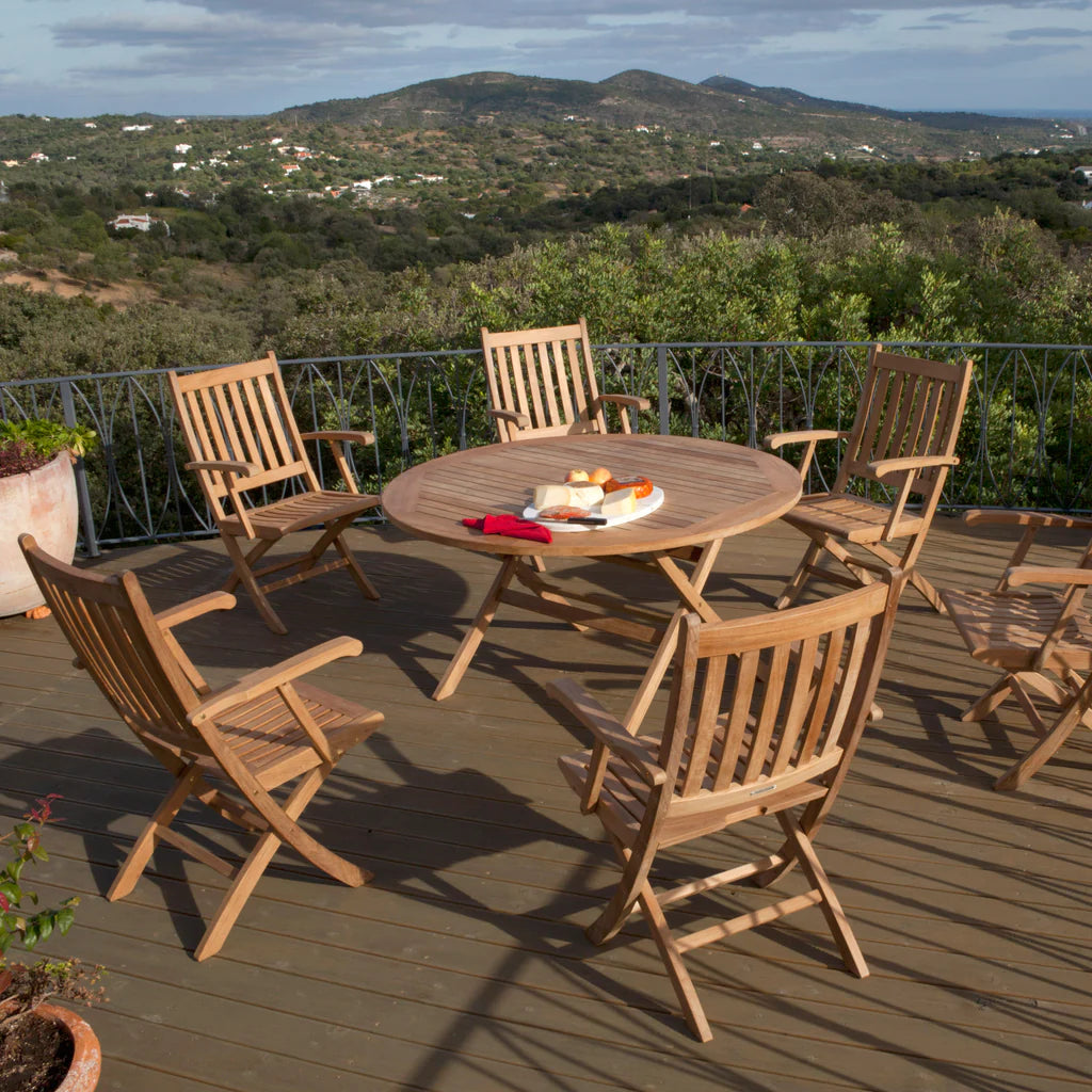 Ascot Teak Folding Carver Chair
