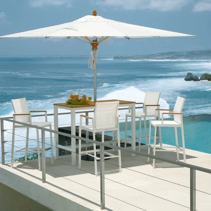 Aura 55" Rectangular High Dining Table