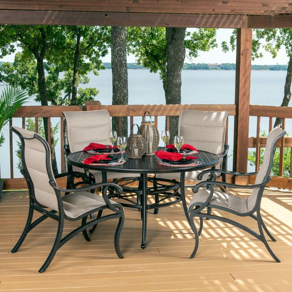 Volare Sling Swivel Bar Stool